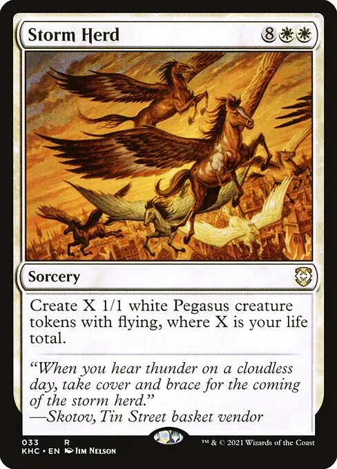 Storm Herd · Kaldheim Commander 33/119
