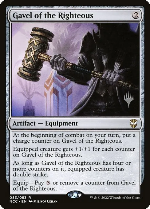 Gavel of the Righteous · New Capenna Commander Promos 83p/75