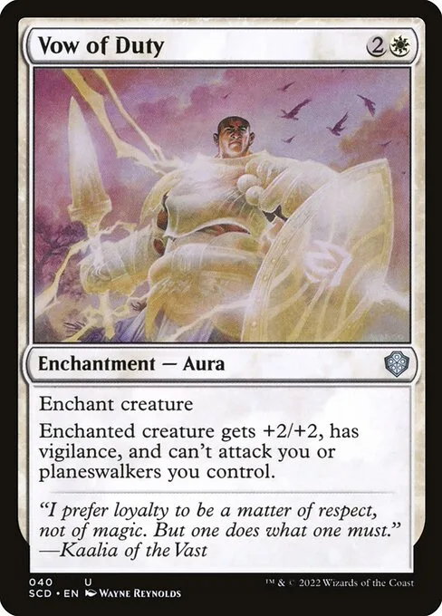 Vow of Duty · Starter Commander Decks 40/352