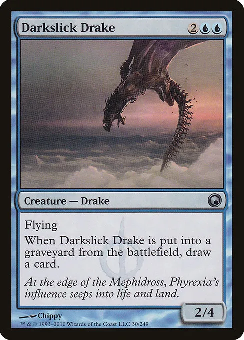 Darkslick Drake · Scars of Mirrodin 30/249
