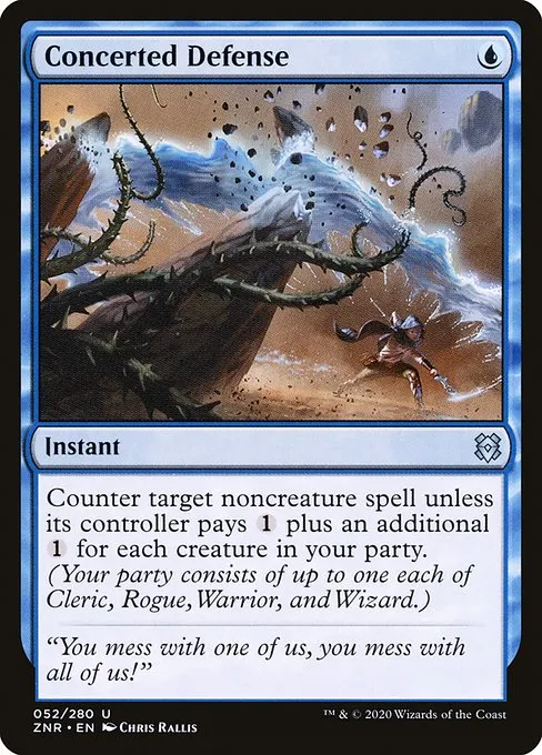 Concerted Defense · Zendikar Rising 52/407