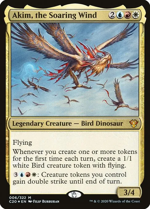 Akim, the Soaring Wind · Commander 2020 6/322