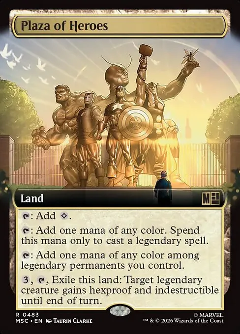 Plaza of Heroes · Marvel Super Heroes Commander 483/9