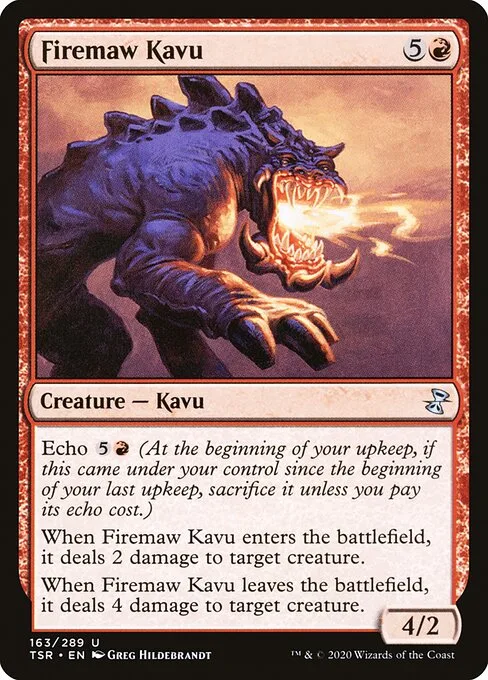 Firemaw Kavu · Time Spiral Remastered 163/411