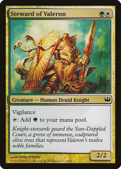 Steward of Valeron · Duel Decks: Knights vs. Dragons 11/81