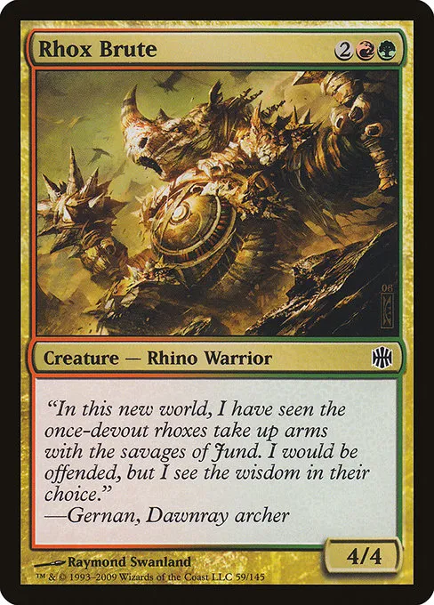 Rhox Brute · Alara Reborn 59/145