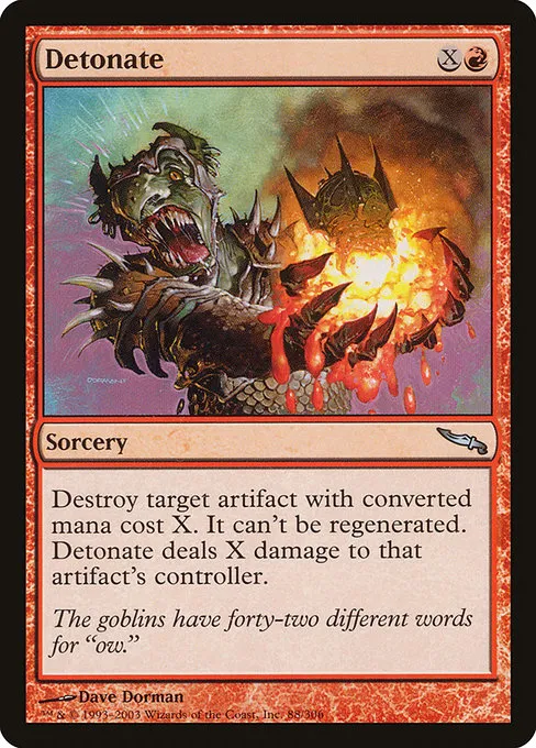 Detonate · Mirrodin 88/306