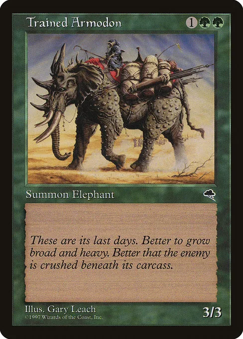 Trained Armodon · Tempest 260/350