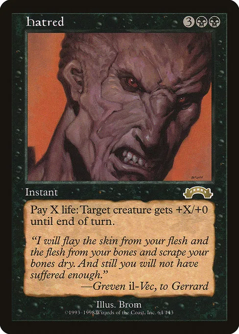Hatred · Exodus 64/143