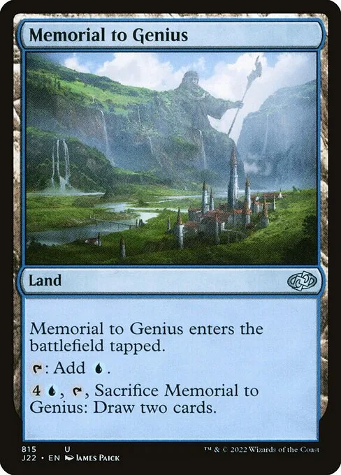 Memorial to Genius · Jumpstart 2022 815/835