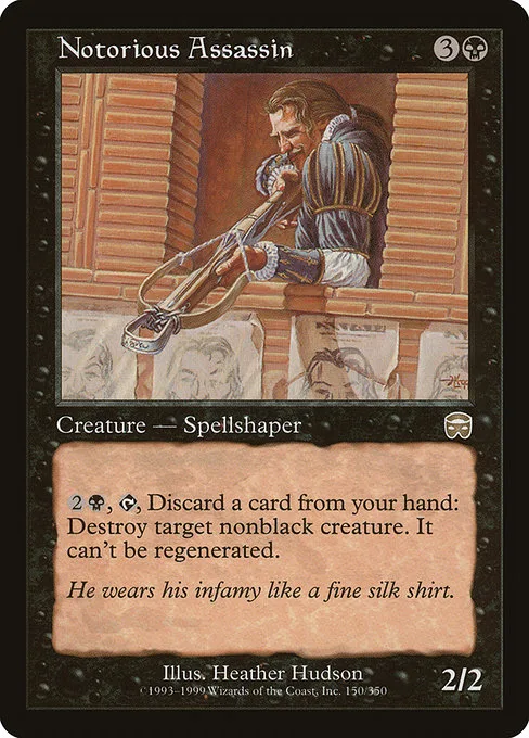 Notorious Assassin · Mercadian Masques 150/350