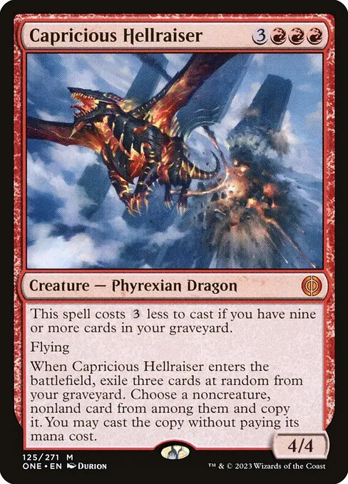 Capricious Hellraiser · Phyrexia: All Will Be One 125/479