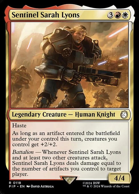 Sentinel Sarah Lyons · Fallout 118/1068