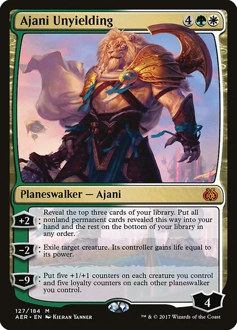 Ajani Unyielding · Aether Revolt 127/197