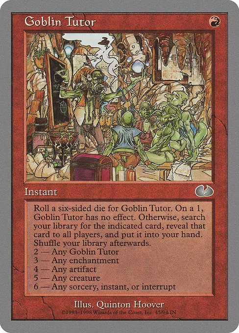 Goblin Tutor · Unglued 45/88