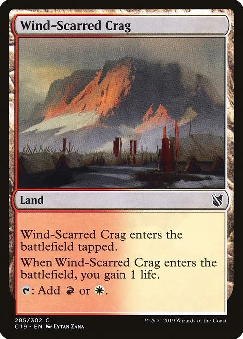 Wind-Scarred Crag · Commander 2019 285/302