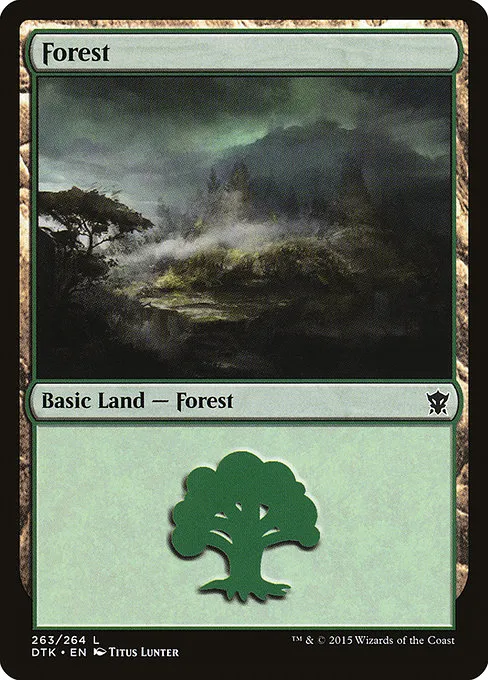 Forest · Dragons of Tarkir 263/264
