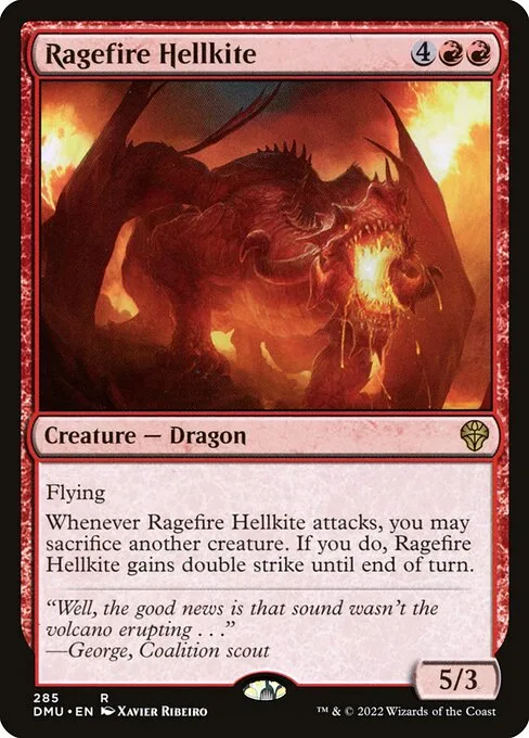 Ragefire Hellkite · Dominaria United 285/453