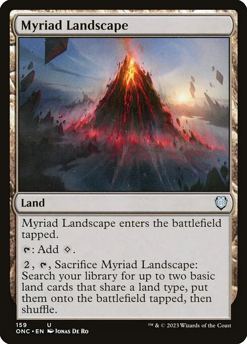 Myriad Landscape · Phyrexia: All Will Be One Commander 159/174