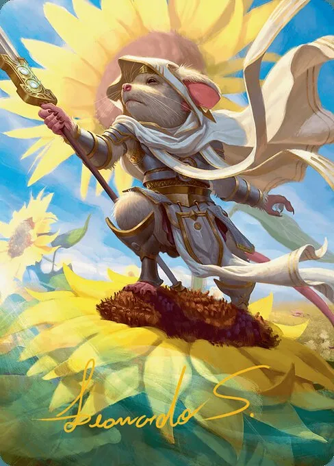 Elspeth, Sun's Champion // Elspeth, Sun's Champion · Bloomburrow Art Series 53/54