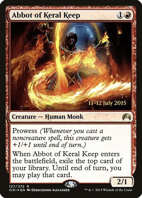 Abbot of Keral Keep · Magic Origins Promos 127s/54