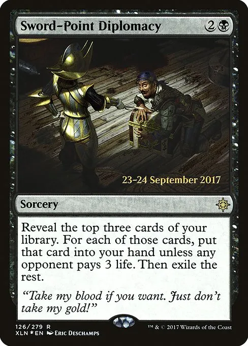 Sword-Point Diplomacy · Ixalan Promos 126s/120