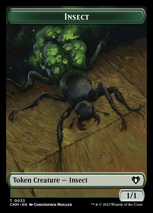 Insect · Commander Masters Tokens 33/81