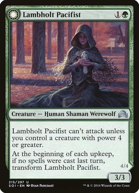 Lambholt Pacifist // Lambholt Butcher · Shadows over Innistrad 215/302