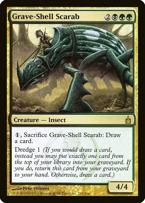 Grave-Shell Scarab · Ravnica: City of Guilds 211/306