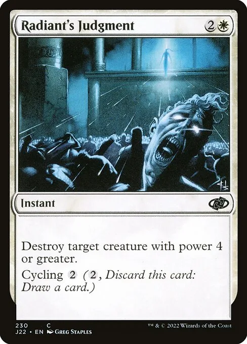 Radiant's Judgment · Jumpstart 2022 230/835