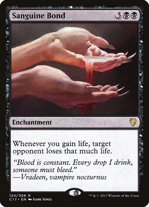 Sanguine Bond · Commander 2017 124/309