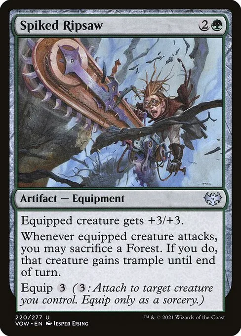 Spiked Ripsaw · Innistrad: Crimson Vow 220/423