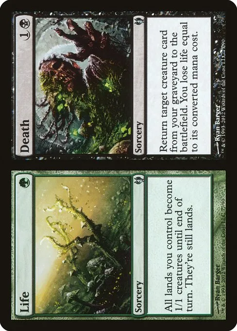 Life // Death · Duel Decks: Izzet vs. Golgari 77/90