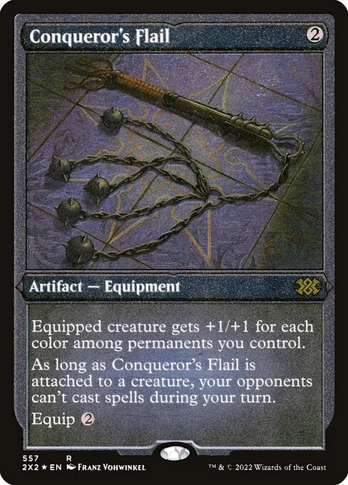 Conqueror's Flail · Double Masters 2022 557/579