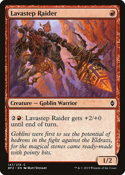 Lavastep Raider · Battle for Zendikar 147/299