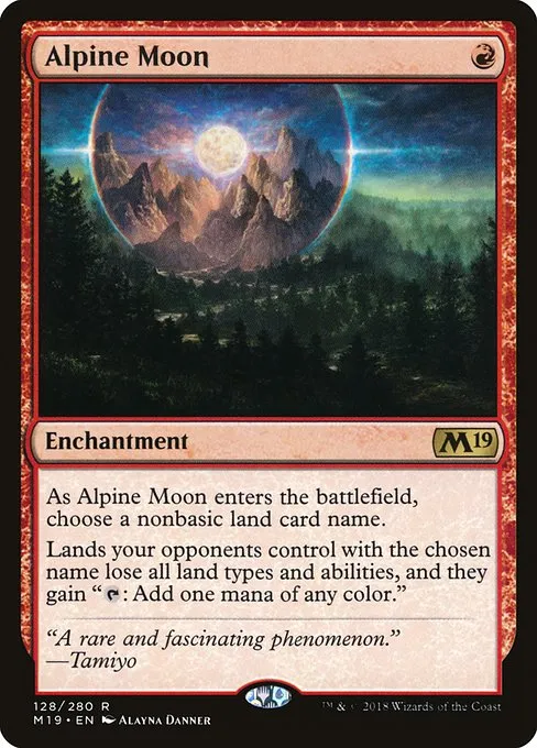 Alpine Moon · Core Set 2019 128/314