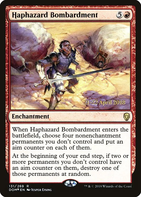 Haphazard Bombardment · Dominaria Promos 131s/118