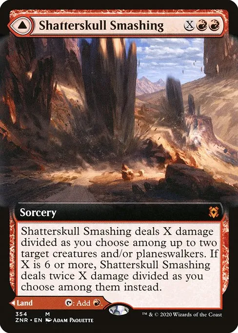 Shatterskull Smashing // Shatterskull, the Hammer Pass · Zendikar Rising 354/407