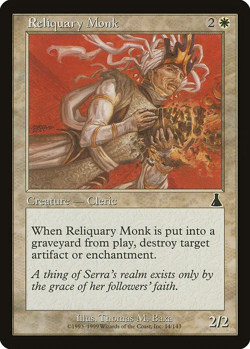 Reliquary Monk · Urza's Destiny 14/143