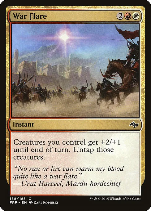 War Flare · Fate Reforged 158/191