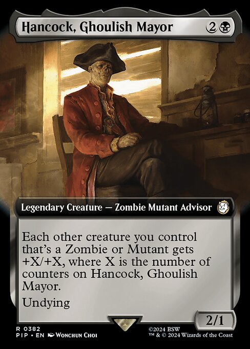 Hancock, Ghoulish Mayor · Fallout 382/1068