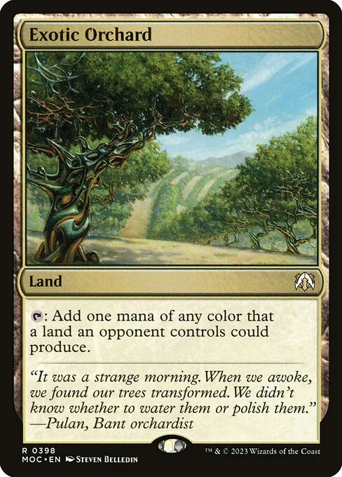 Exotic Orchard · March of the Machine Commander 398/450