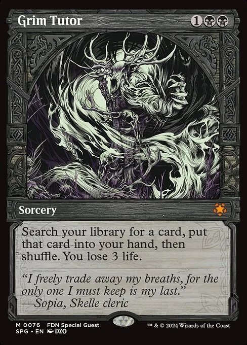 Grim Tutor · Special Guests 76/165