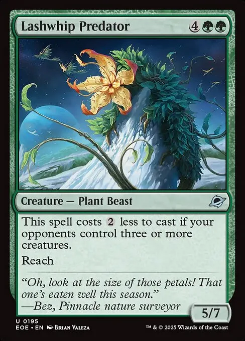 Lashwhip Predator · Edge of Eternities 195/400