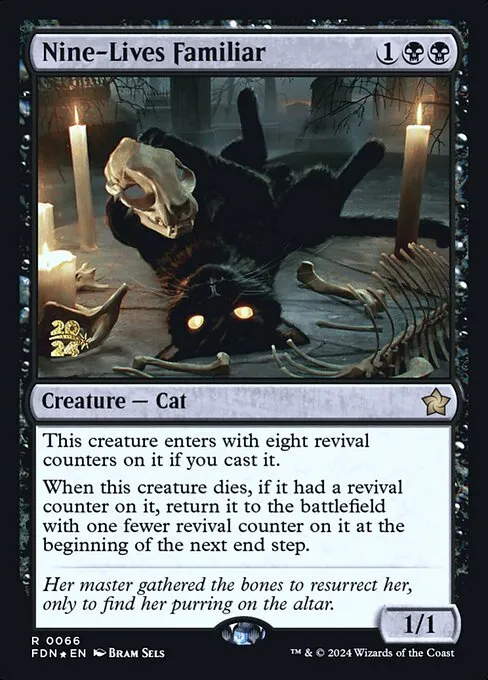 Nine-Lives Familiar · Foundations Promos 66s/106