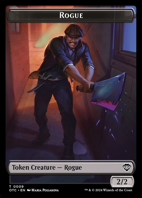 Rogue · Outlaws of Thunder Junction Commander Tokens 9/41