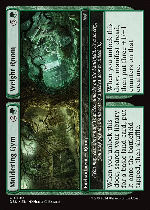 Moldering Gym // Weight Room · Duskmourn: House of Horror 190/419