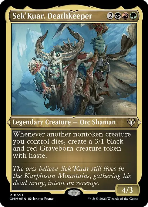 Sek'Kuar, Deathkeeper · Commander Masters 591/1067