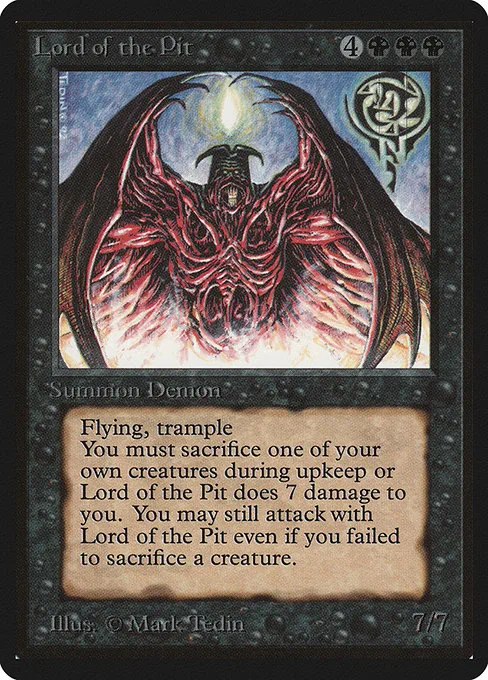 Lord of the Pit · Limited Edition Beta 115/302