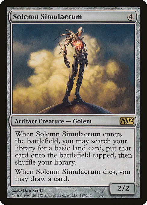 Solemn Simulacrum · Magic 2012 217/249